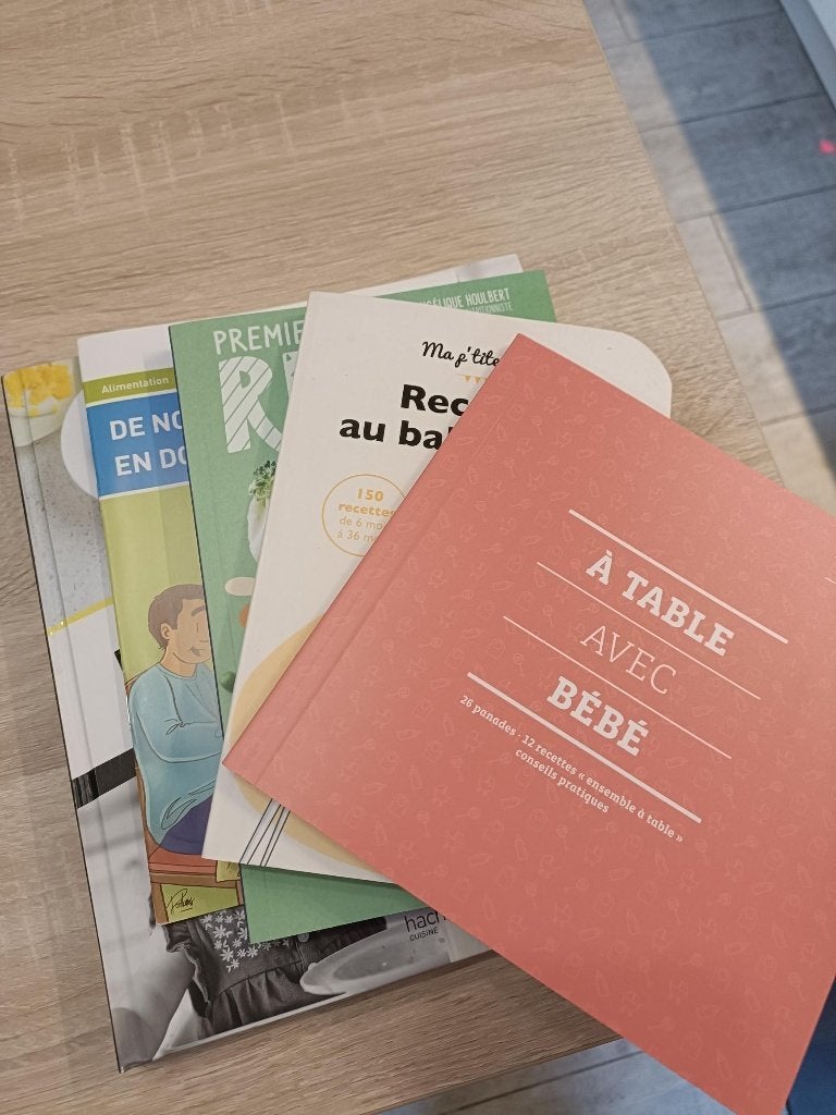 Lot de livres alimentation/recettes pour bébé, Enlèvement ou Envoi, Comme neuf, Éducation jusqu'à 6 ans