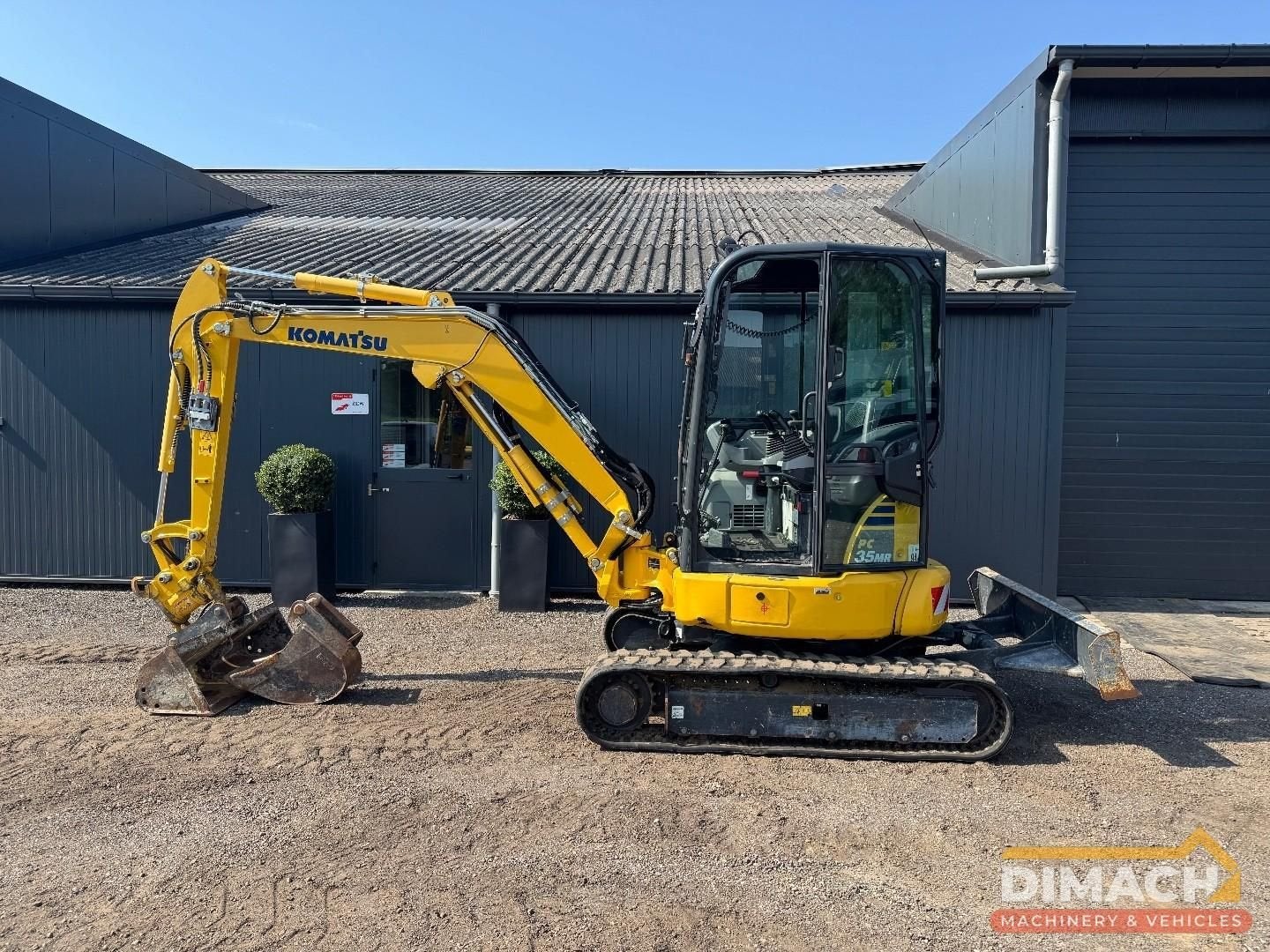 Komatsu PC35MR-5 CE - Kantelstuk - Hydraulische snelwissel -, Zakelijke goederen, Machines en Bouw | Kranen en Graafmachines, Graafmachine