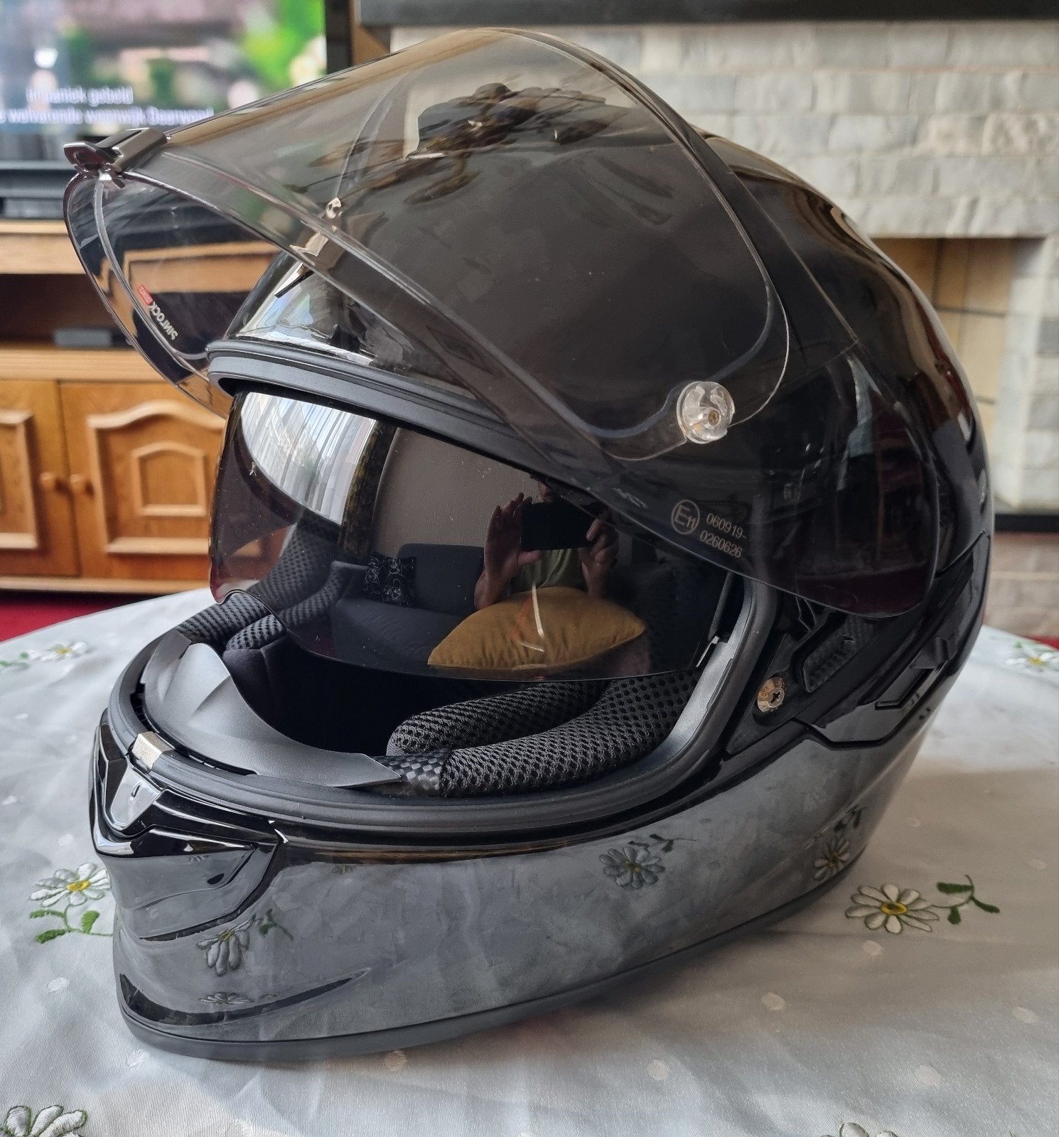 scorpion forged carbon zgan, Motoren, Ophalen, M, Dames, Nieuw zonder kaartje