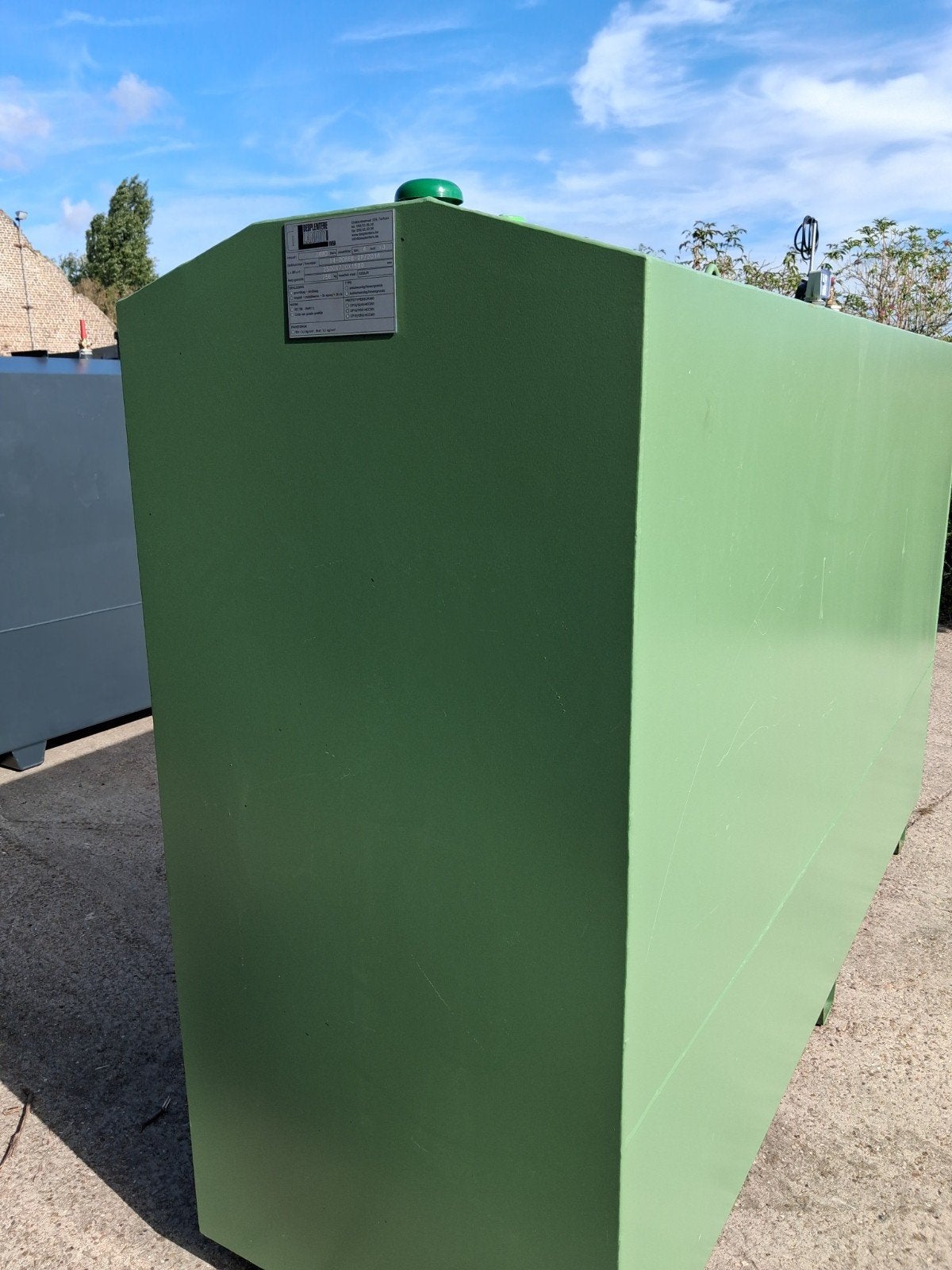 Dubbelwandige mazouttank 2480 Liter – Zo goed als nieuw!