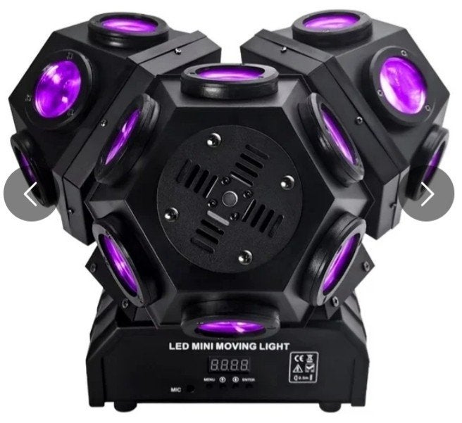 helikopter 3 movinghead.18 RGB leds en 3 lasers, Muziek en Instrumenten, Ophalen, Zo goed als nieuw, Licht, Geluidgestuurd
