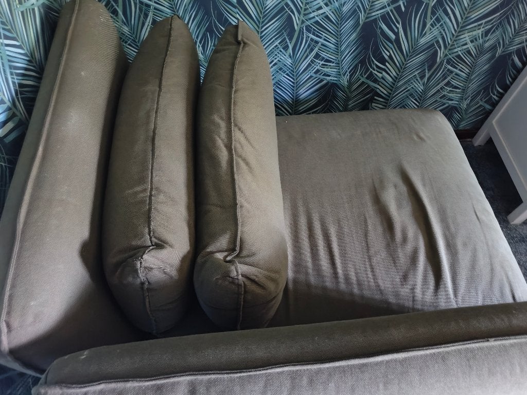 Een persoons zetel, fauteuil, Huis en Inrichting, Fauteuils, Ophalen, Gebruikt, 75 tot 100 cm, 75 tot 100 cm