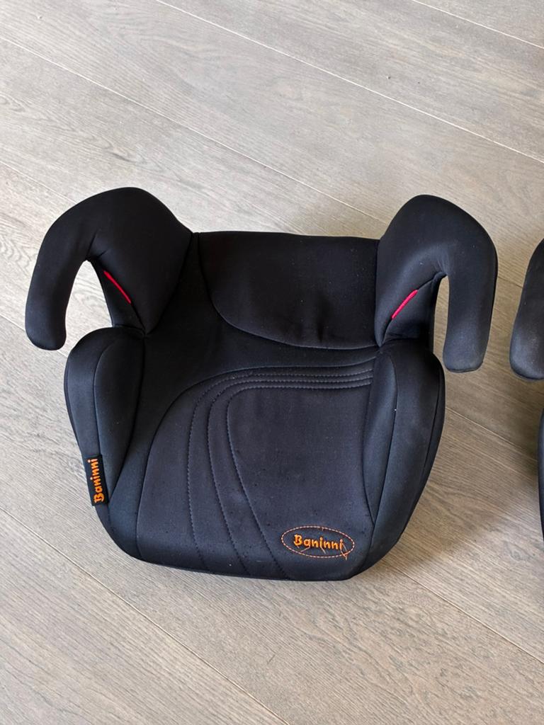 Verhoogd zitje autostoel 2 stuks Baninni, Enlèvement, Utilisé, Ceinture de sécurité