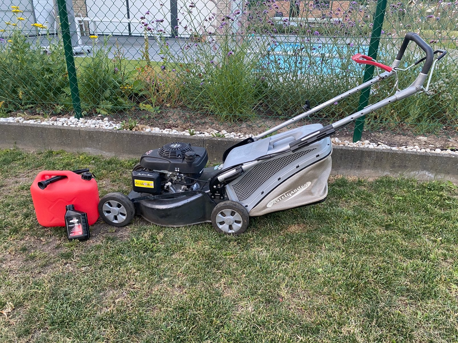 Honda benzine grasmaaier Italy XS 48 HA, Jardin & Terrasse, Tondeuses à gazon, Tondeuses à gazon à essence, 40 à 49 cm, Enlèvement