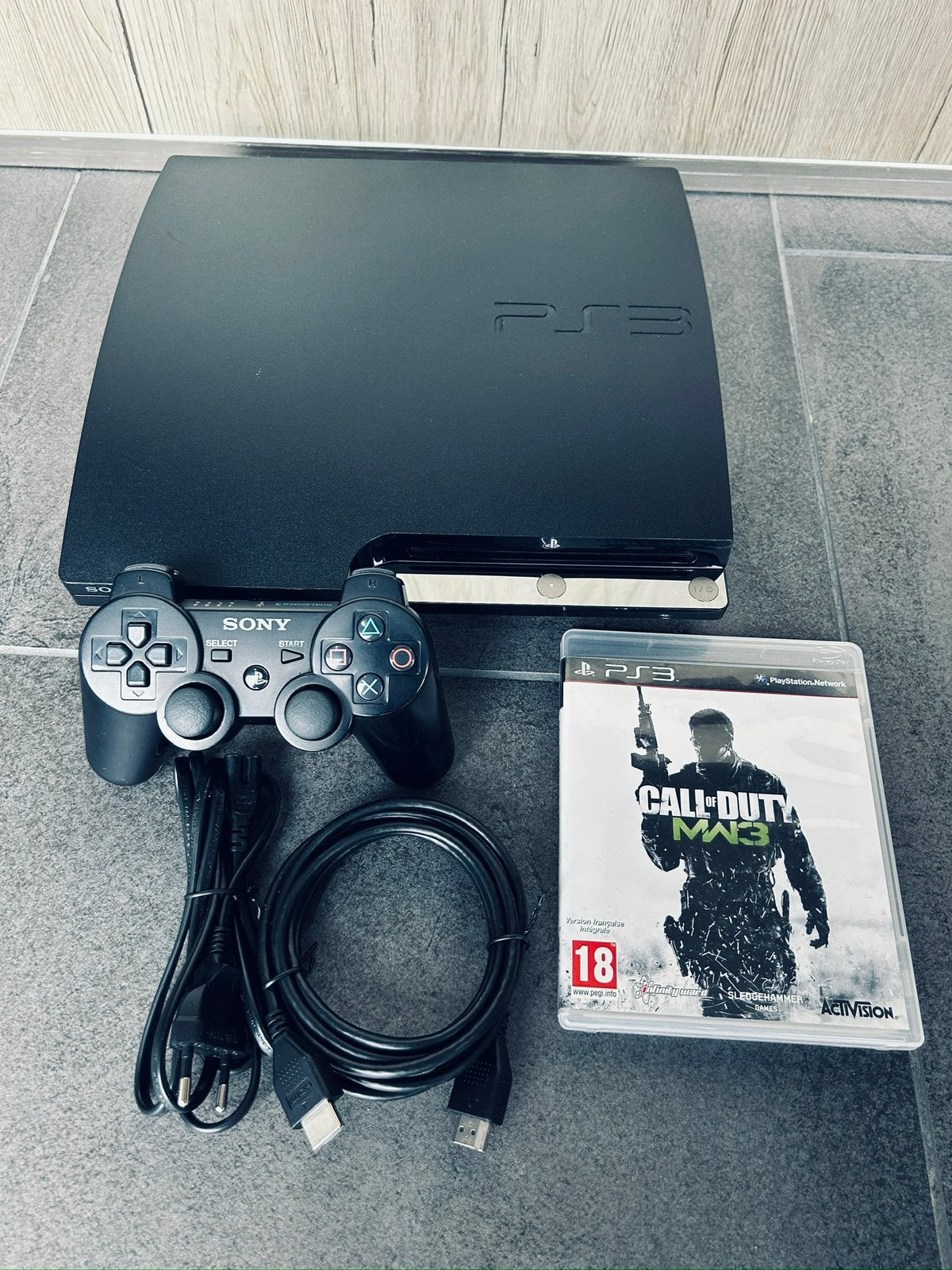 PS3 Slim 320 Go (CECH-2504B, Enlèvement ou Envoi, Comme neuf, Slim