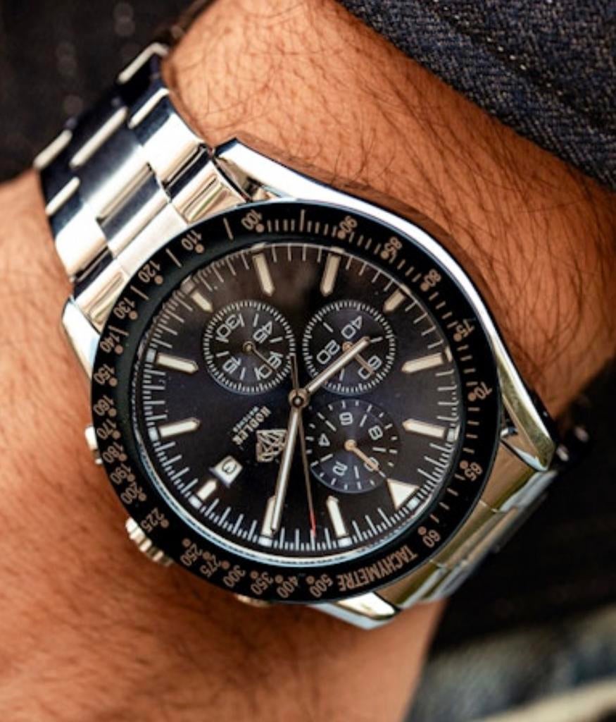 HODLER LENK SPORT CHRONO VAUT499€! NEUF AVEC CERTIFICAT !, Enlèvement ou Envoi, Neuf