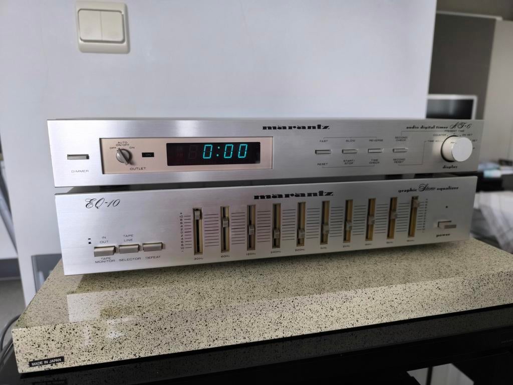 MARANTZ model EQ10 - AT6 - Equalizer and timer, Audio, Tv en Foto, Stereoketens, Ophalen, Zo goed als nieuw, Overige merken, Losse componenten