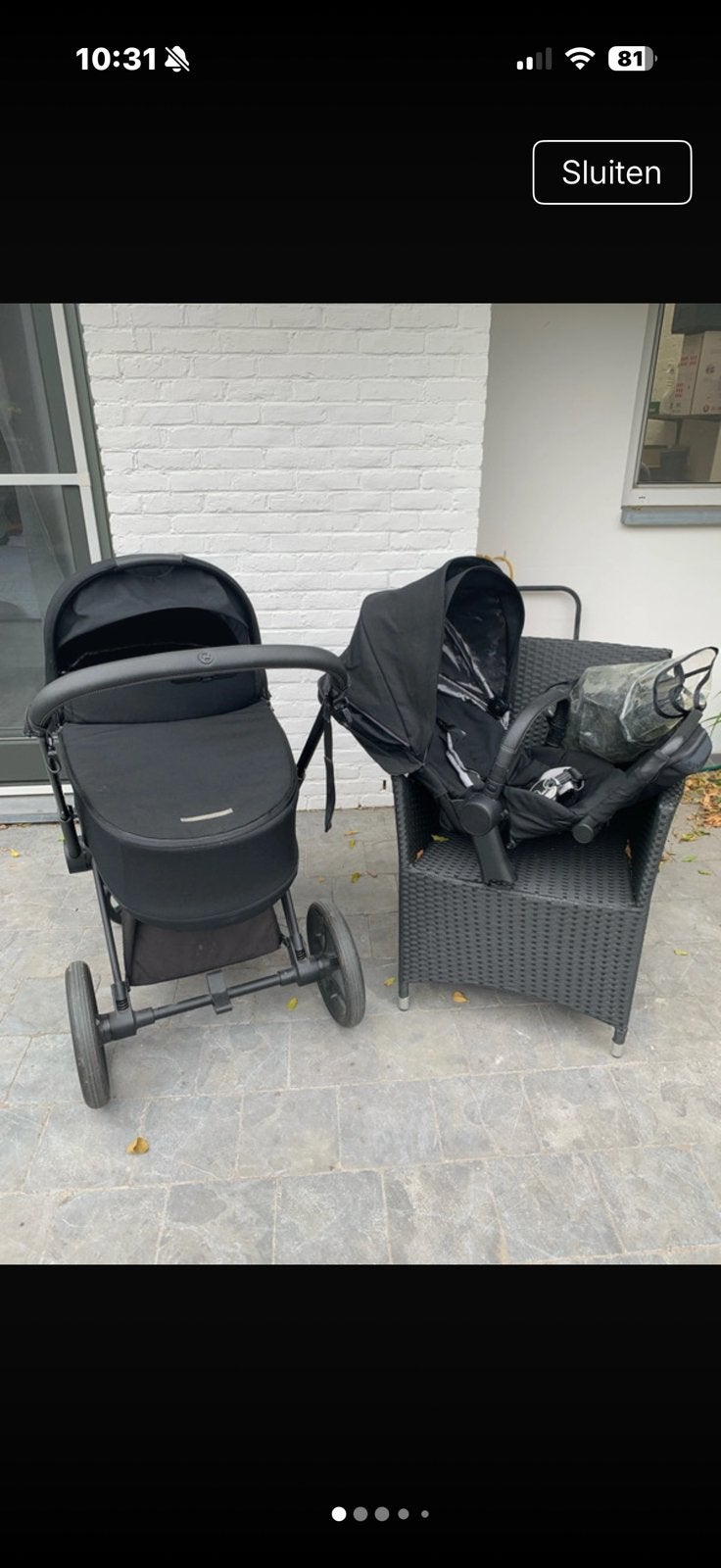 Kinderwagen en maxicosy Cybex, Kinderen en Baby's, Kinderwagens en Combinaties, Ophalen, Gebruikt, Kinderwagen, Maxi-Cosi