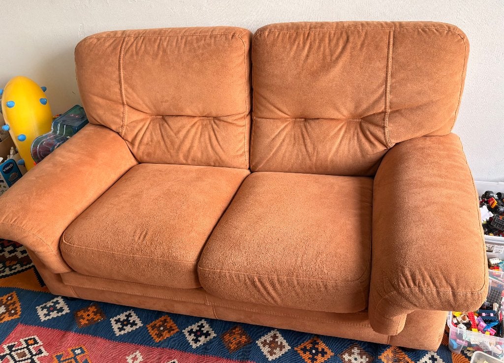 Sofa suede, Ophalen, Overige materialen, 150 tot 200 cm, Tweepersoons