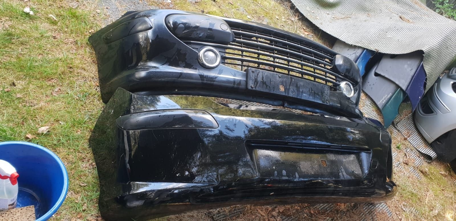 PEUGEOT 307 CC  VOORBUMPER +ACHTERBUMPER BJ 2007, Auto-onderdelen, Gebruikt, -, -, Ophalen of Verzenden