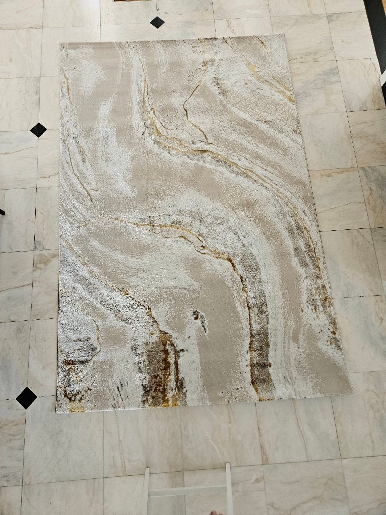 Tapis, Maison & Meubles, Ameublement | Tapis & Moquettes, Neuf, Doré, 200 cm ou plus, 150 à 200 cm