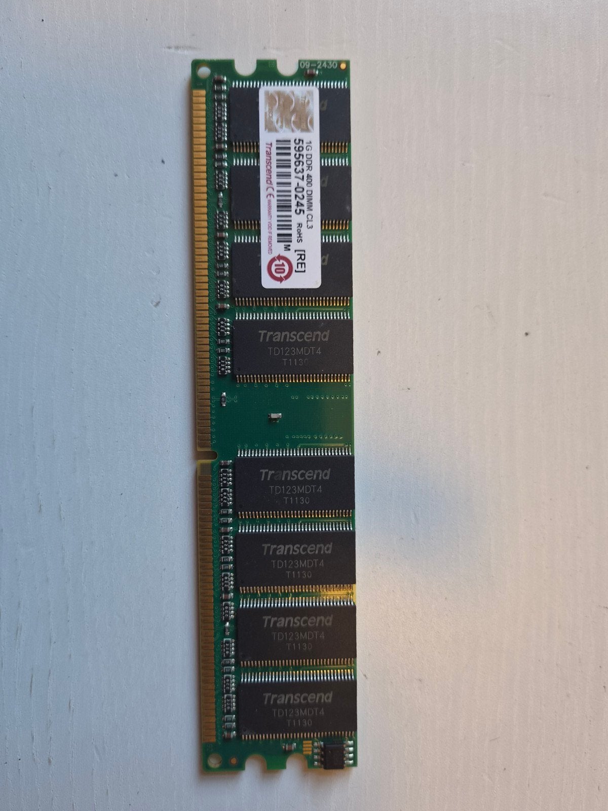 Transcend 1 Go de type DDR (DDR1, Informatique & Logiciels, Enlèvement ou Envoi, DDR
