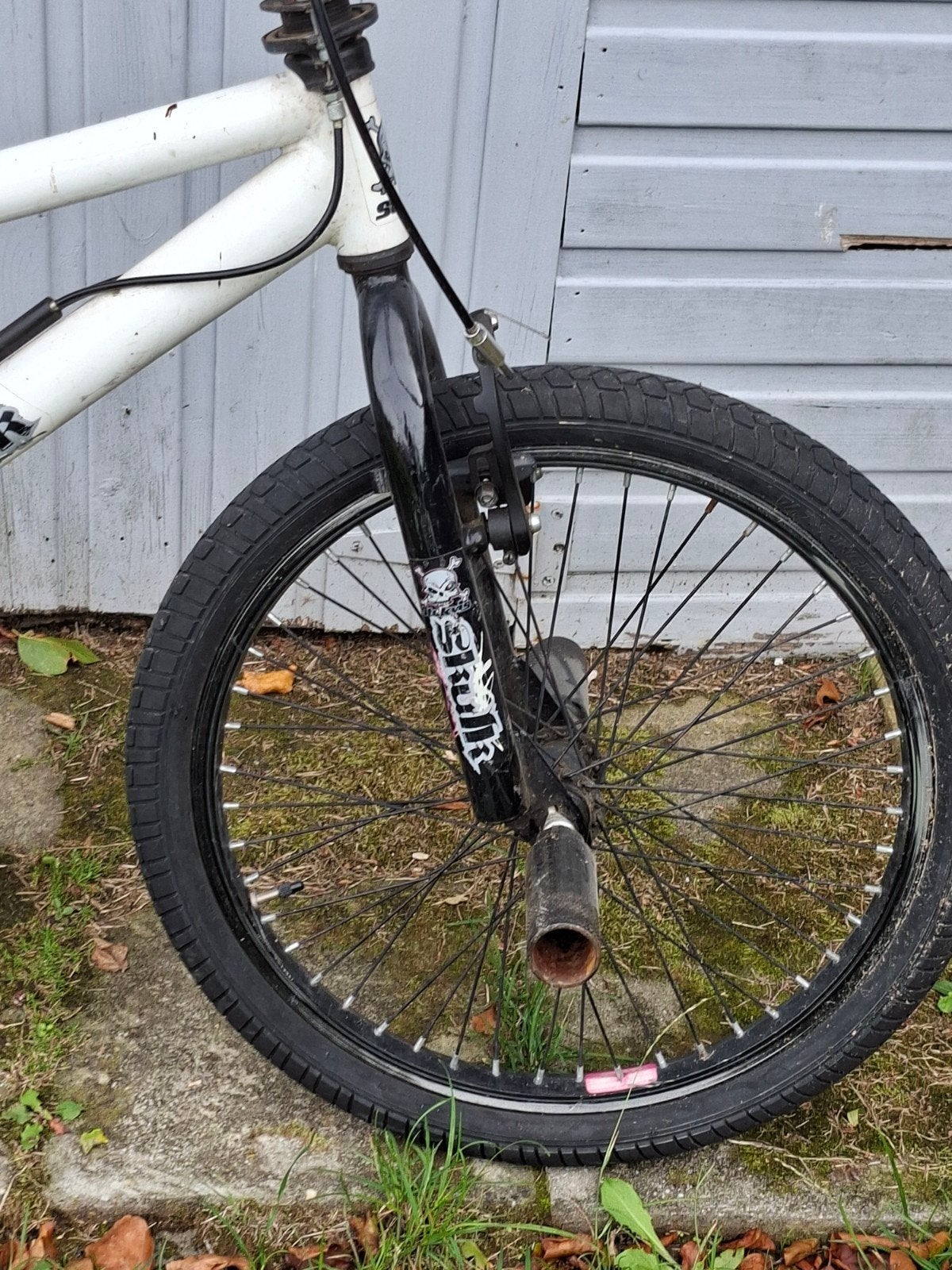 witte bmx voor kinderen, Ophalen