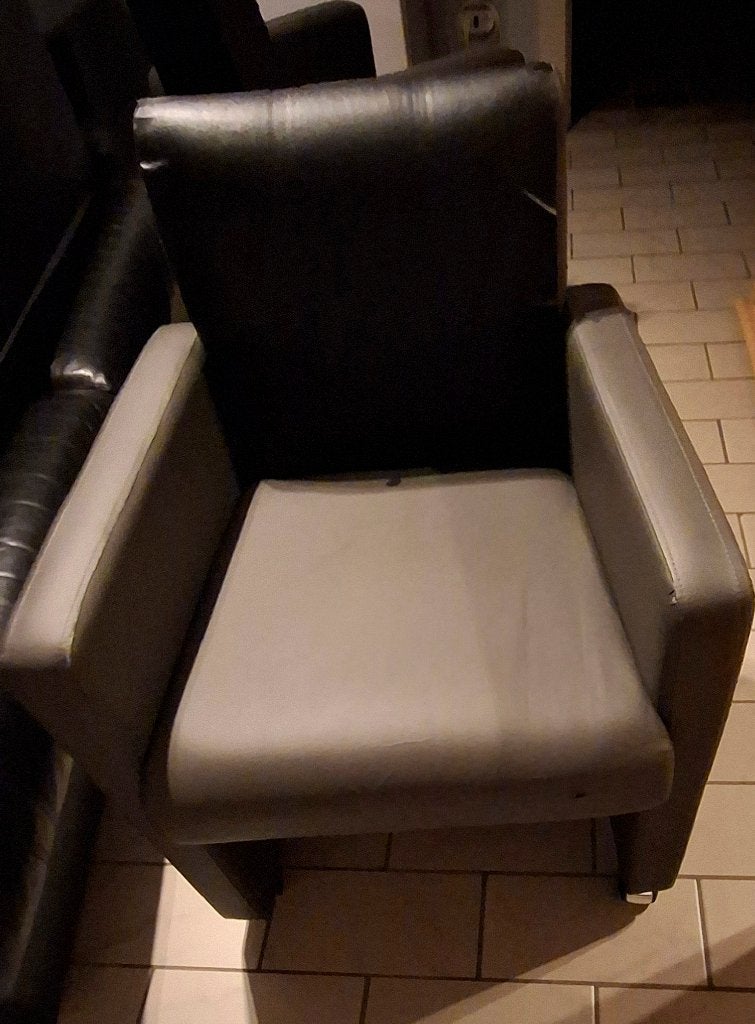 GRATIS sofa en stoelen, Maison & Meubles, Chaises, Deux, Enlèvement, Utilisé, Cuir