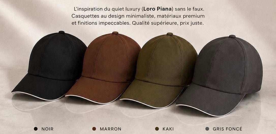 Casquette loro piana style (sans logo), Vêtements | Hommes, Enlèvement ou Envoi, Comme neuf, Casquette