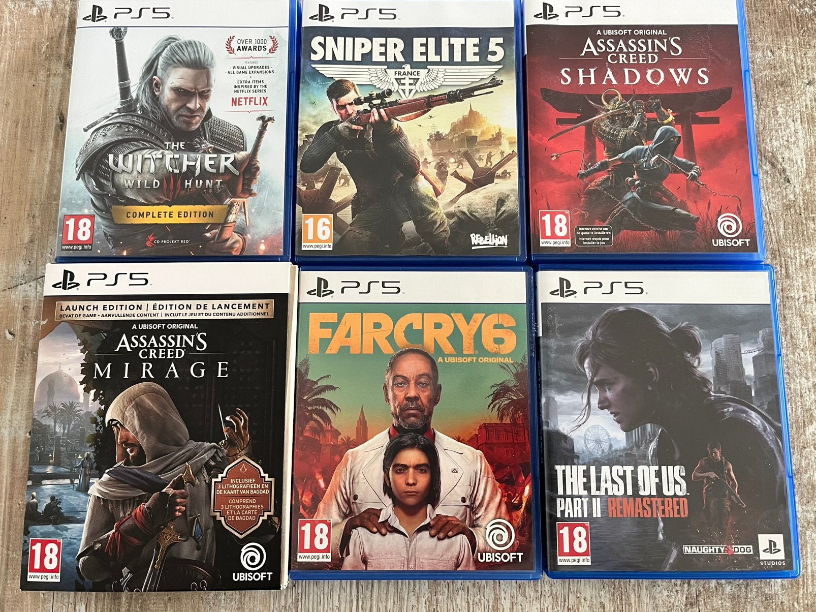 Ps 5 games te koop, Ophalen, Zo goed als nieuw