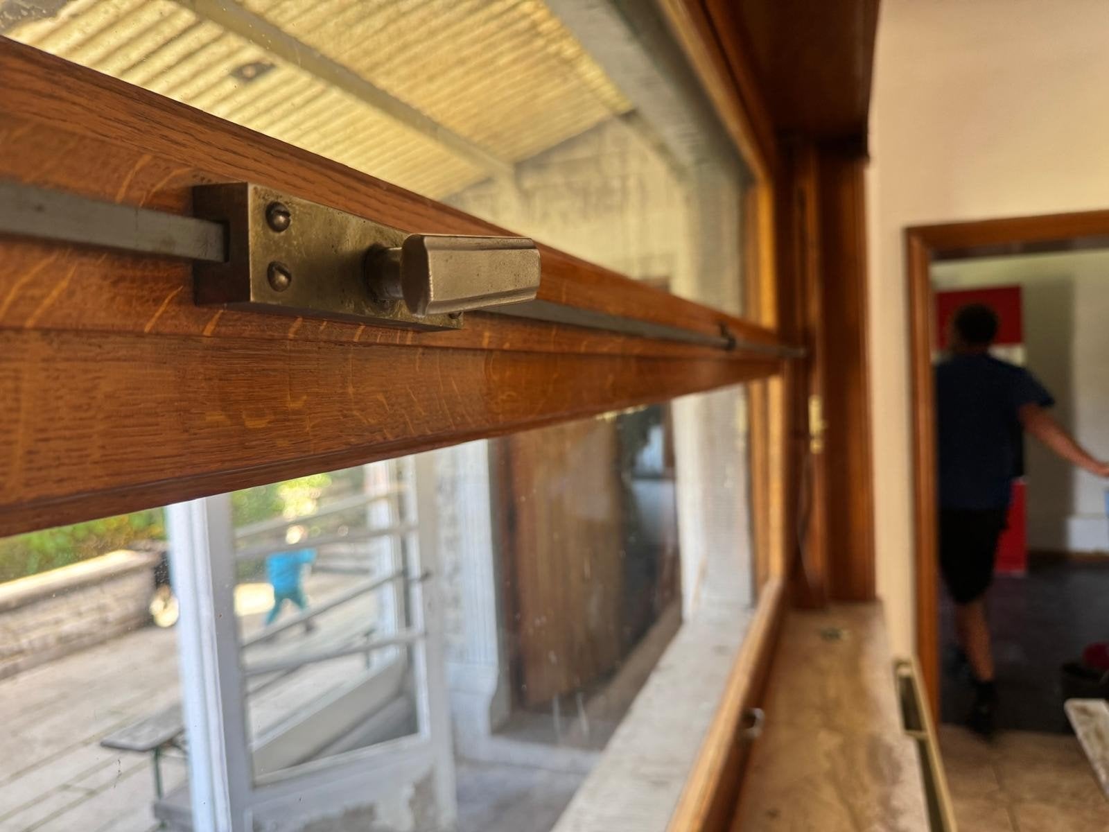 châssis guillotine chene, Bricolage & Construction, Vitres, Châssis & Fenêtres, 160 cm ou plus, Fenêtre de façade ou Vitre, Enlèvement