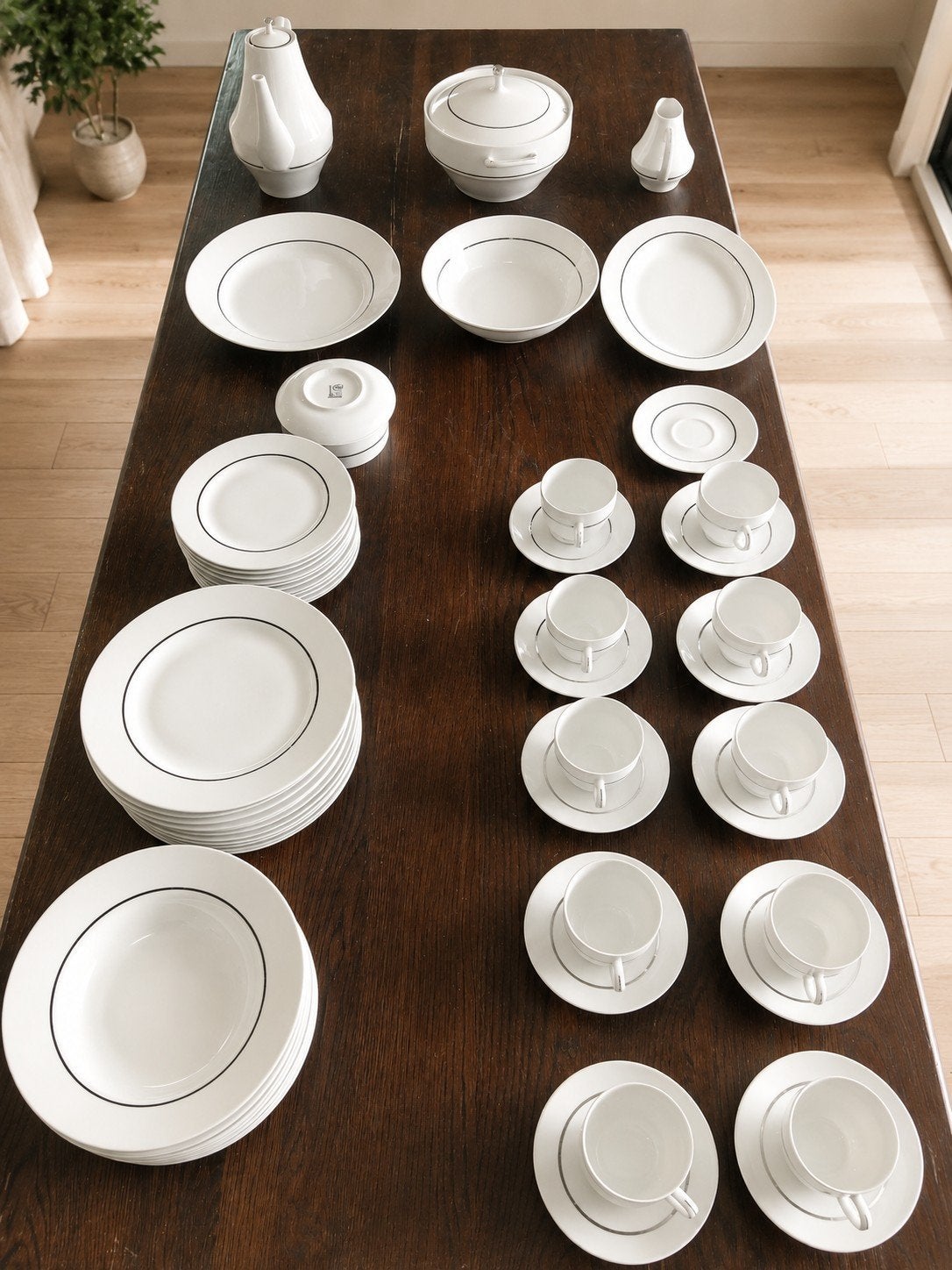 Servies MZ Altrohlau INOX Magvam – 12 pers., Ophalen of Verzenden