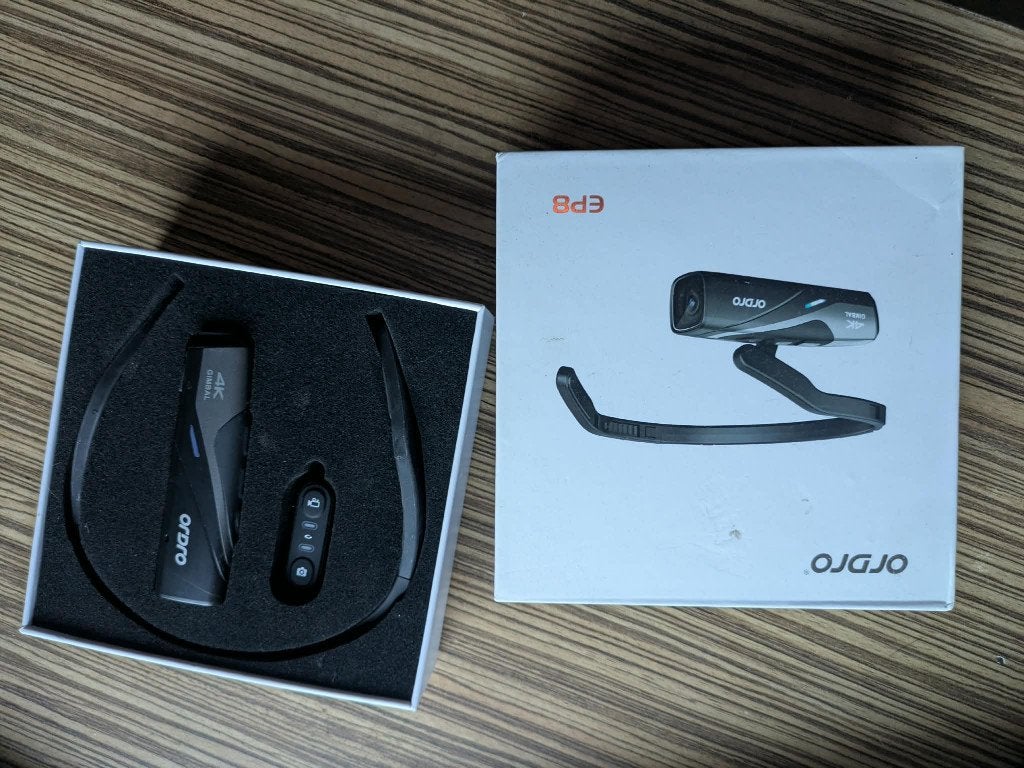 ORDRO EP8 headcam Nieuw in Doos 4K head mounted vlog camera, Audio, Tv en Foto, Verzenden, Nieuw