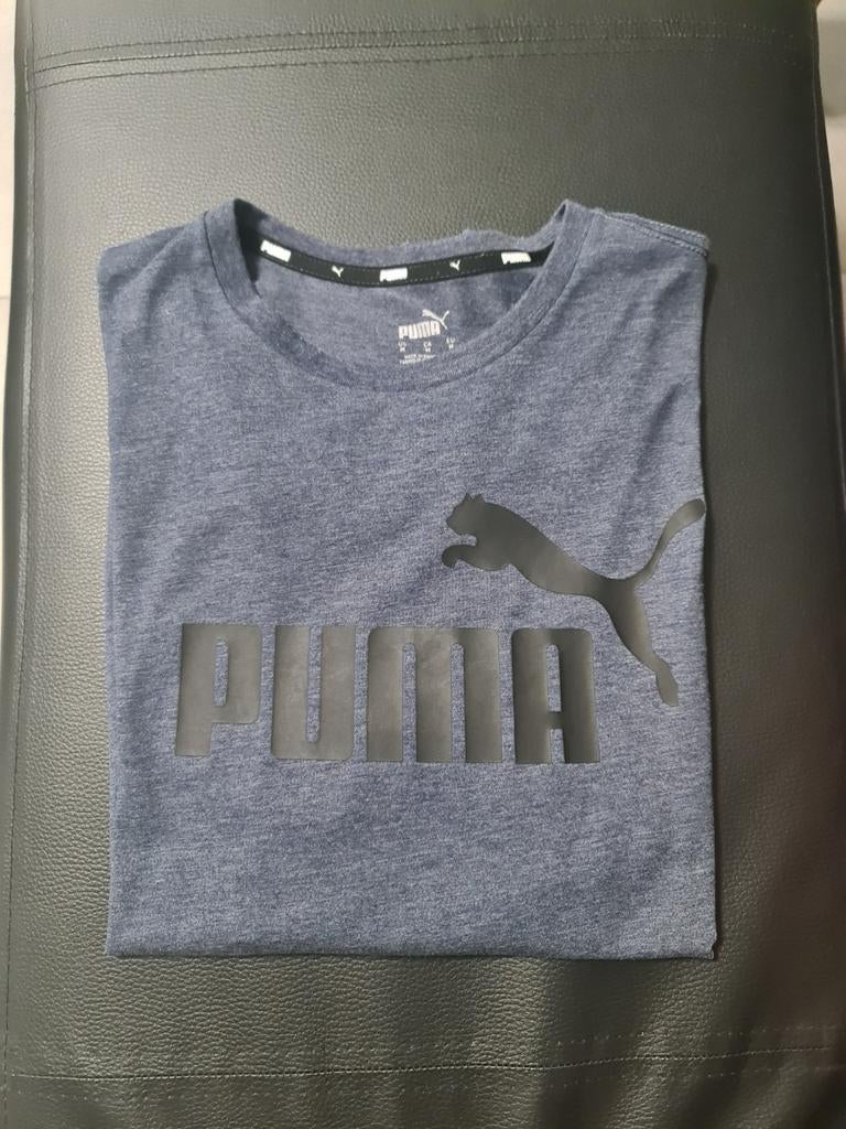 Originele Puma T-shirts Grijs, Blauw maat M, Kleding | Heren, T-shirts, Puma, Overige kleuren, Maat 48/50 (M), Ophalen of Verzenden
