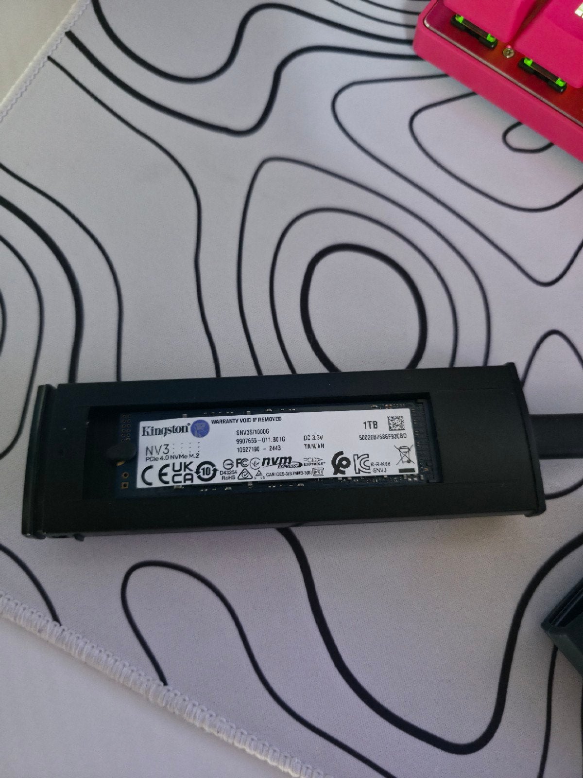 M2 nvme 1to kingston  + Boîtier UGREEN USB-C Ultra Rapide, Enlèvement