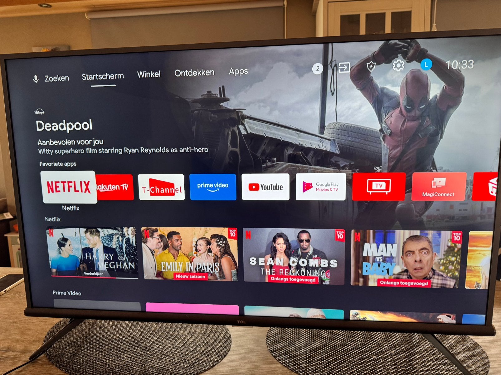 TV TCL43EP663, Audio, Tv en Foto, Televisies, Ophalen, LED, Zo goed als nieuw, 100 cm of meer