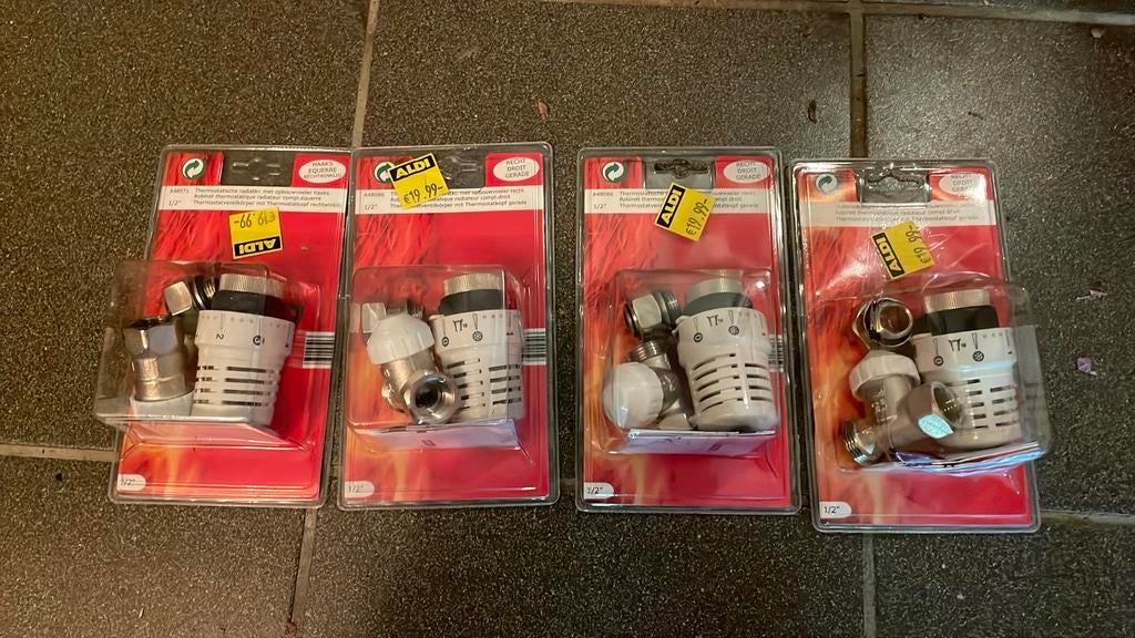 Thermostatische radiatorkranen, Ophalen of Verzenden, Nieuw, Thermostaat