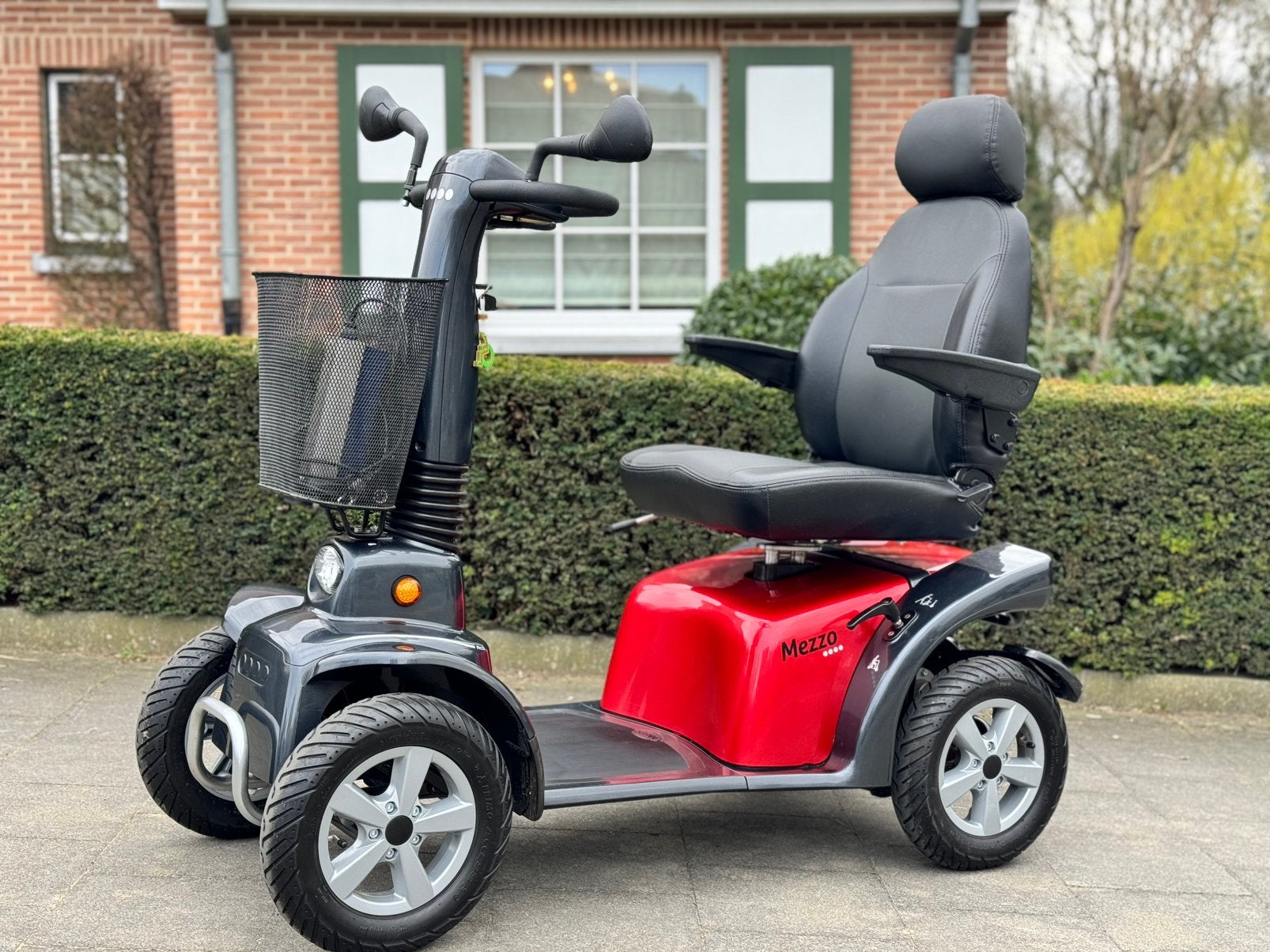 Scootmobiel Life&Mobility Mezzo 4 rosso elektrische scooterj, Ophalen of Verzenden, Inklapbaar, Zo goed als nieuw, Elektrische rolstoel