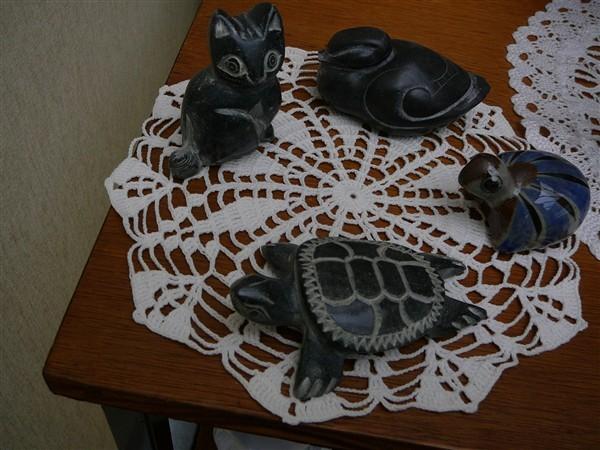 Verschillende speciale stenen dieren, Verzamelen, Ophalen, Gebruikt, Overige soorten, Beeldje of Figuurtje