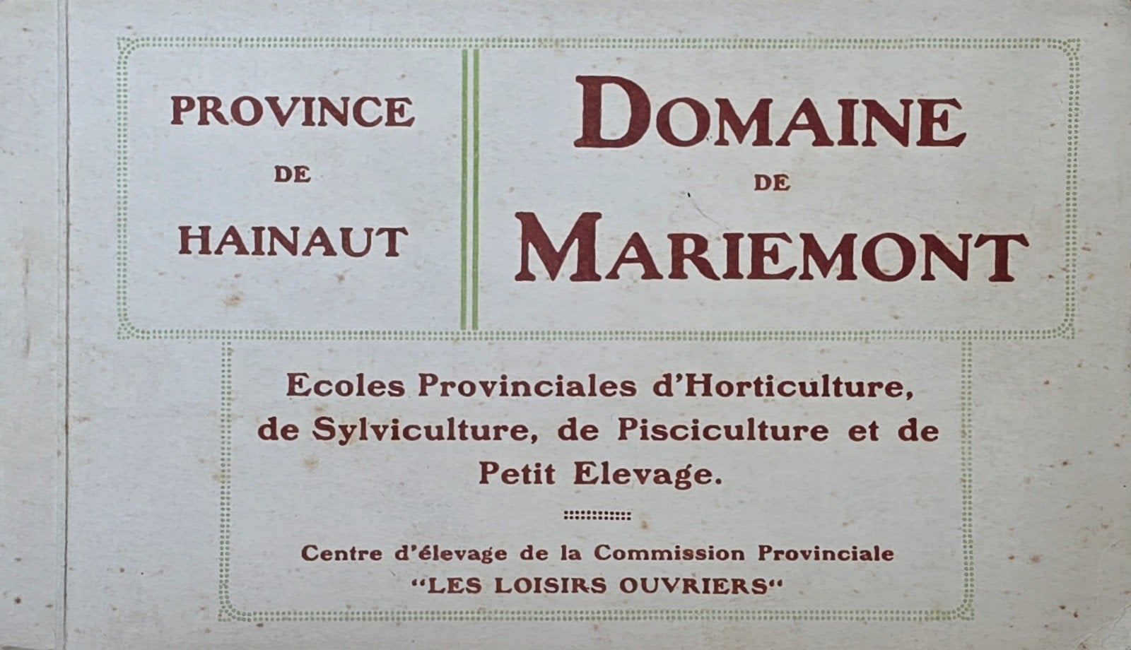 10 cartes postales Mariemont, Charleroi, Mons, Hainaut, Collections, Cartes postales | Belgique, Hainaut, Enlèvement ou Envoi