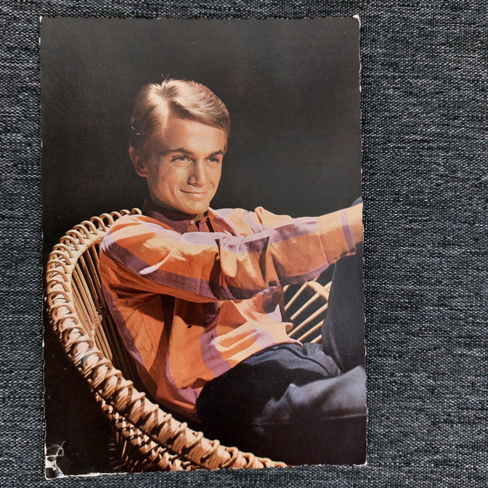 oude postkaart Claude François, Ophalen of Verzenden
