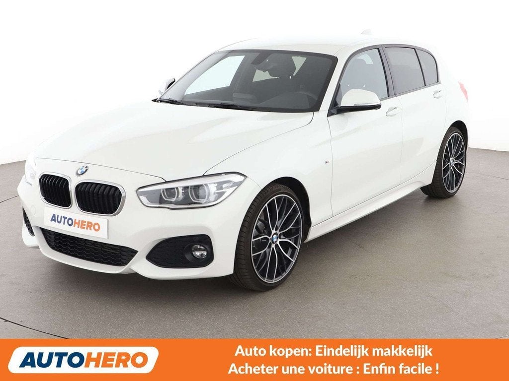 BMW 1 Serie 116 116d M Sport (bj 2018, automaat), Auto's, Automaat, Gebruikt, Zwart, 116 pk