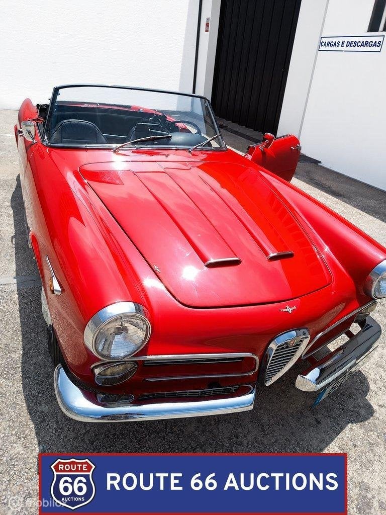 Alfa Romeo Spider Touring | 1959 | Route 66 Auctions, Autos, Achat, Entreprise, Boîte manuelle, Autre carrosserie