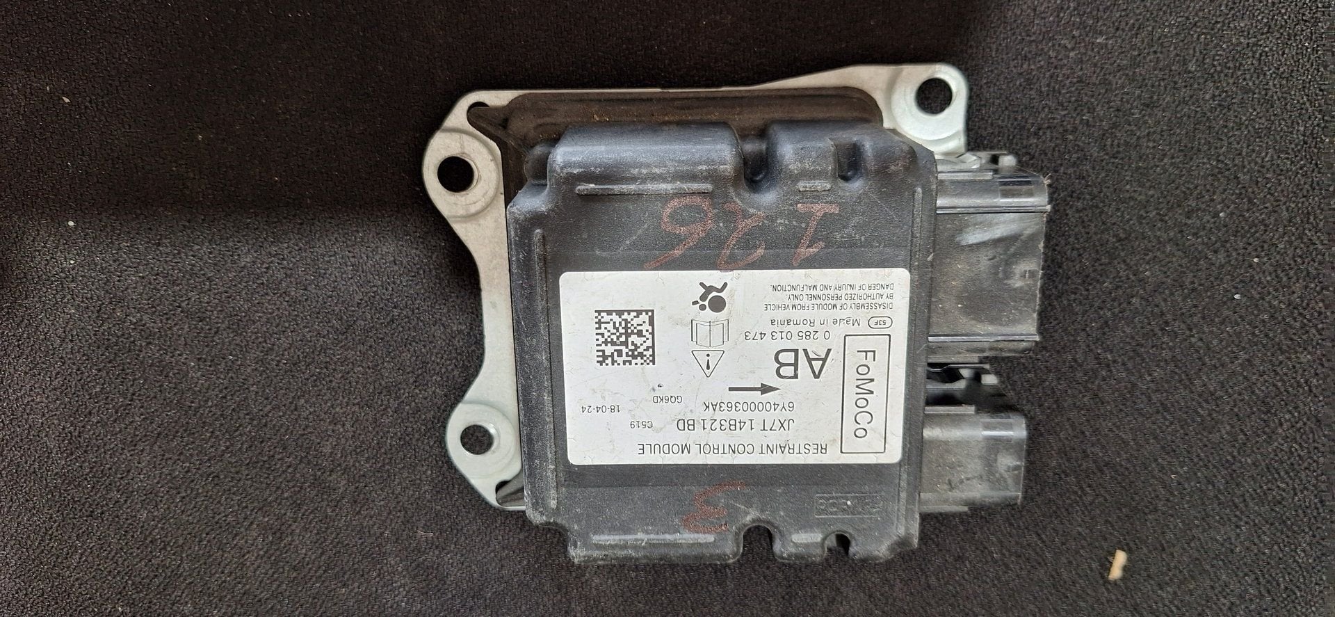 Originele Airbag Stuurmodule Computer Ford FoMoCo Bosch - JX, Gebruikt, -, -, Ophalen of Verzenden