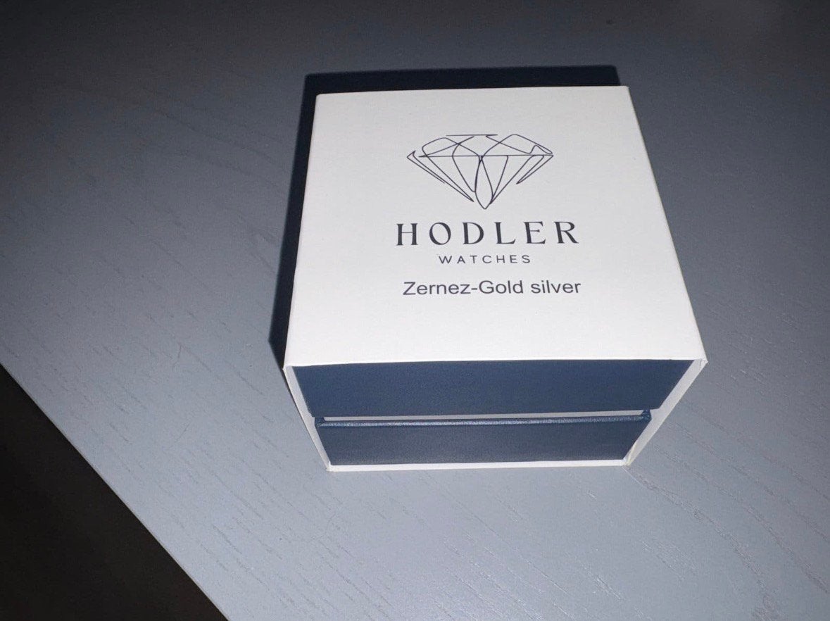 Hodler Horloge Zernex-Gold silver, Bijoux, Sacs & Beauté, Autres marques, Acier, Enlèvement, Acier