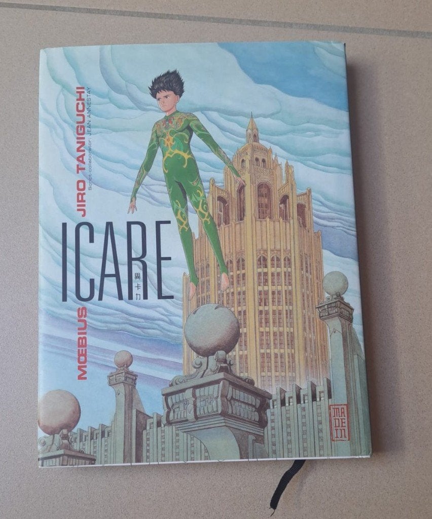 Icare (Taniguchi & Moebius) - Bon état (Wavre/LLN), Livres, Moebius et Jirô Taniguchi., Une BD, Enlèvement, Utilisé