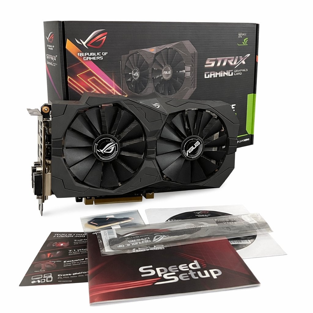 ASUS ROG Strix GTX 1050 Ti OC 4GB, Computers en Software, PCI-Express 3, HDMI, Ophalen of Verzenden, Nvidia
