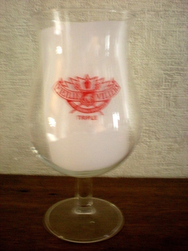 Vieille Villers Triple, Ophalen of Verzenden, Zo goed als nieuw, Glas of Glazen