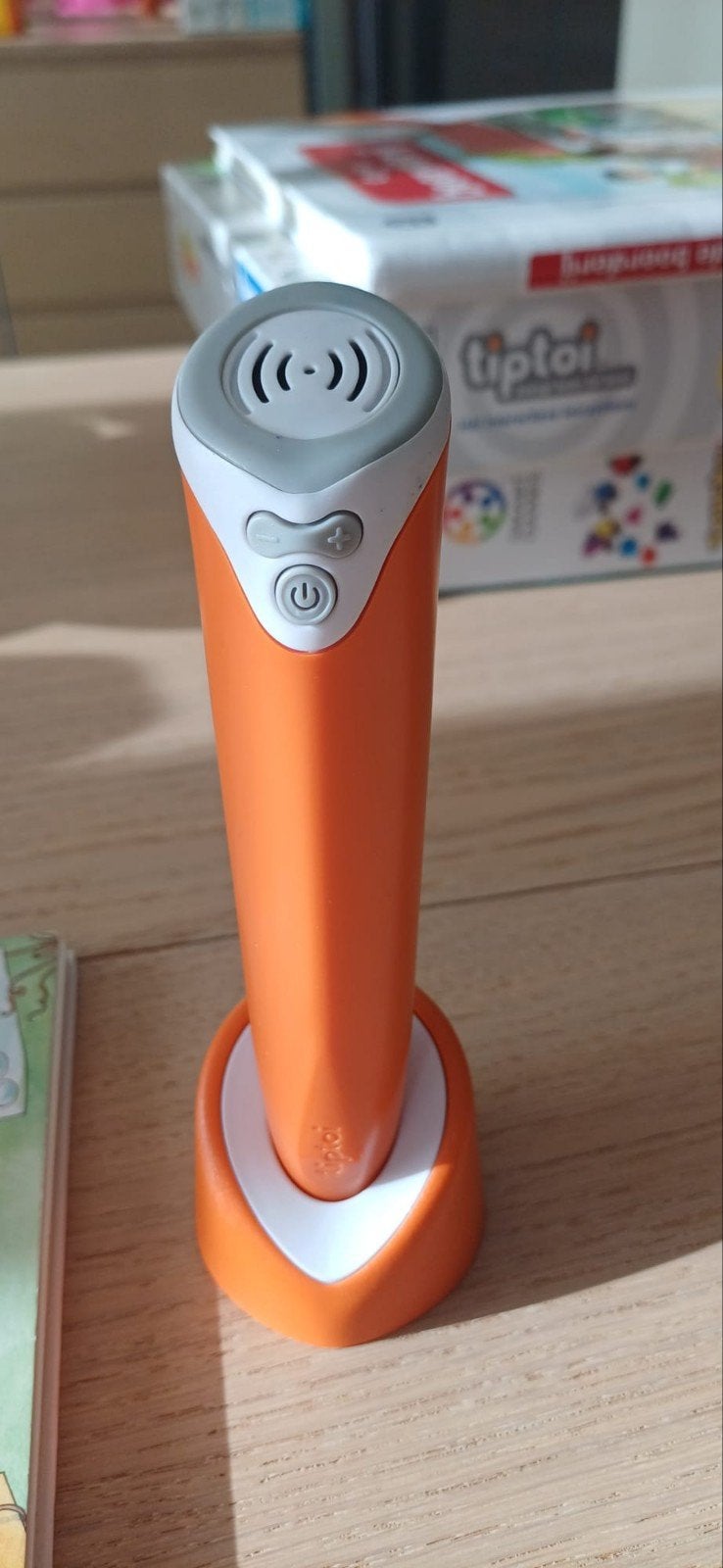 tiptoi pen + 3 spellen, Ophalen, Zo goed als nieuw, Taal en Lezen, Met geluid