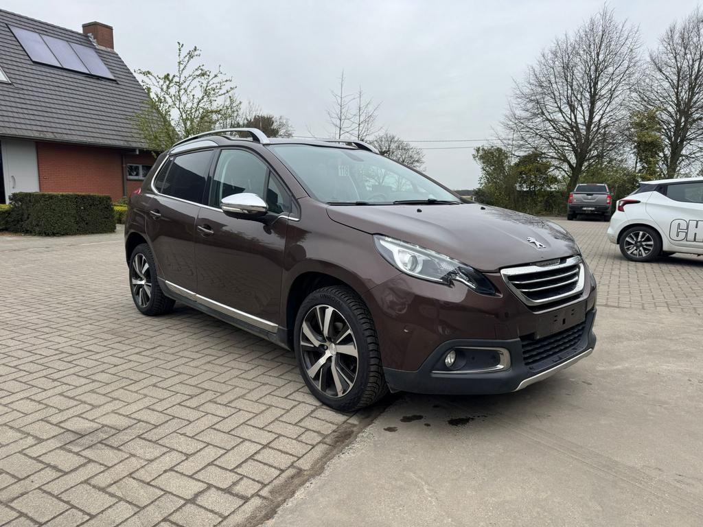 Peugeot 2008 HANDELAAR/EXPORT, Auto's, Peugeot, Euro 5, Zwart, Bruin, Leder