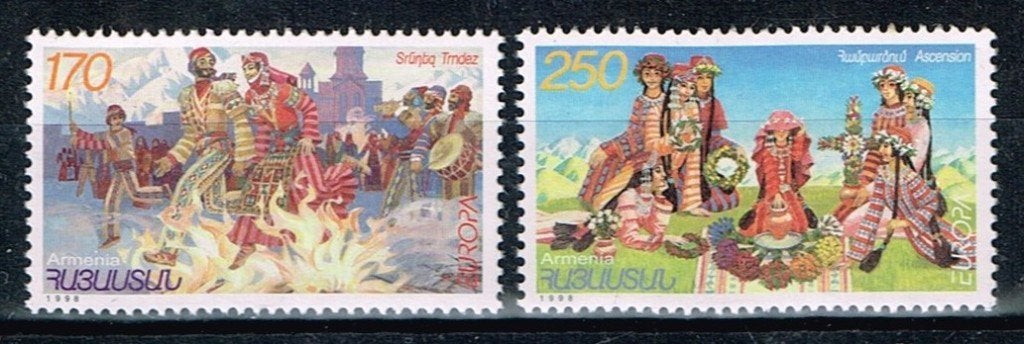 Postzegels uit Armenie - K 6308 - feestdagen, Postzegels en Munten, Verzenden, Postfris, Centraal-Azië