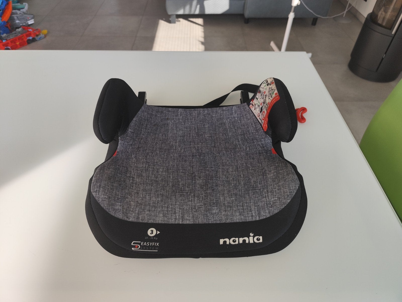 Autostoel zitverhoger Nania met Isofix - Group 3, Kinderen en Baby's, Autostoeltjes, Ophalen, Gebruikt, Overige merken, Isofix