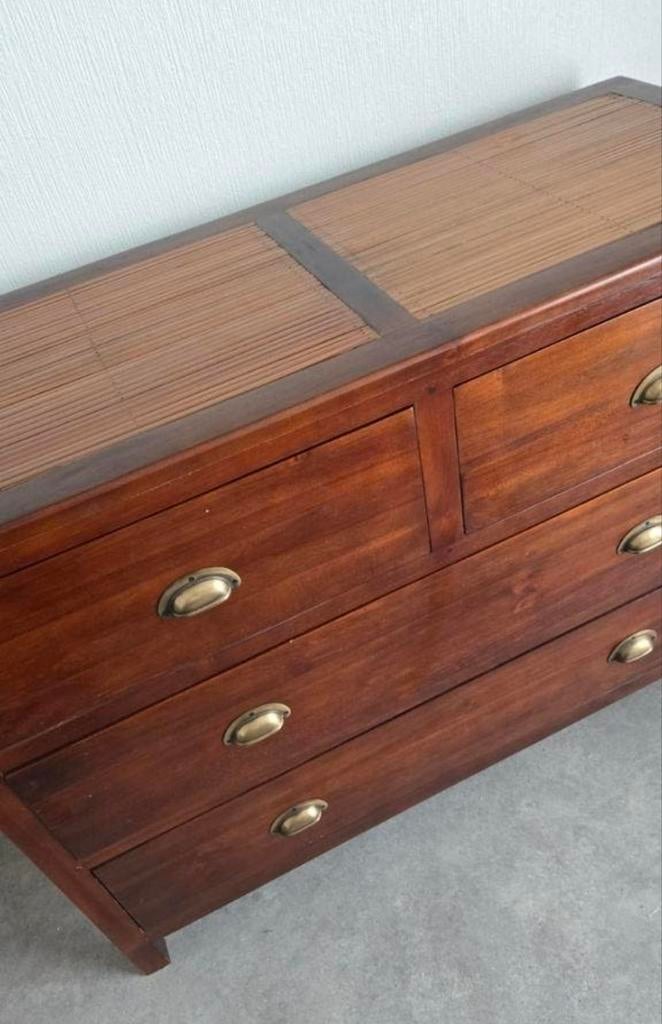 Mauble commode" Maison du monde" style exotique bois massif, Enlèvement