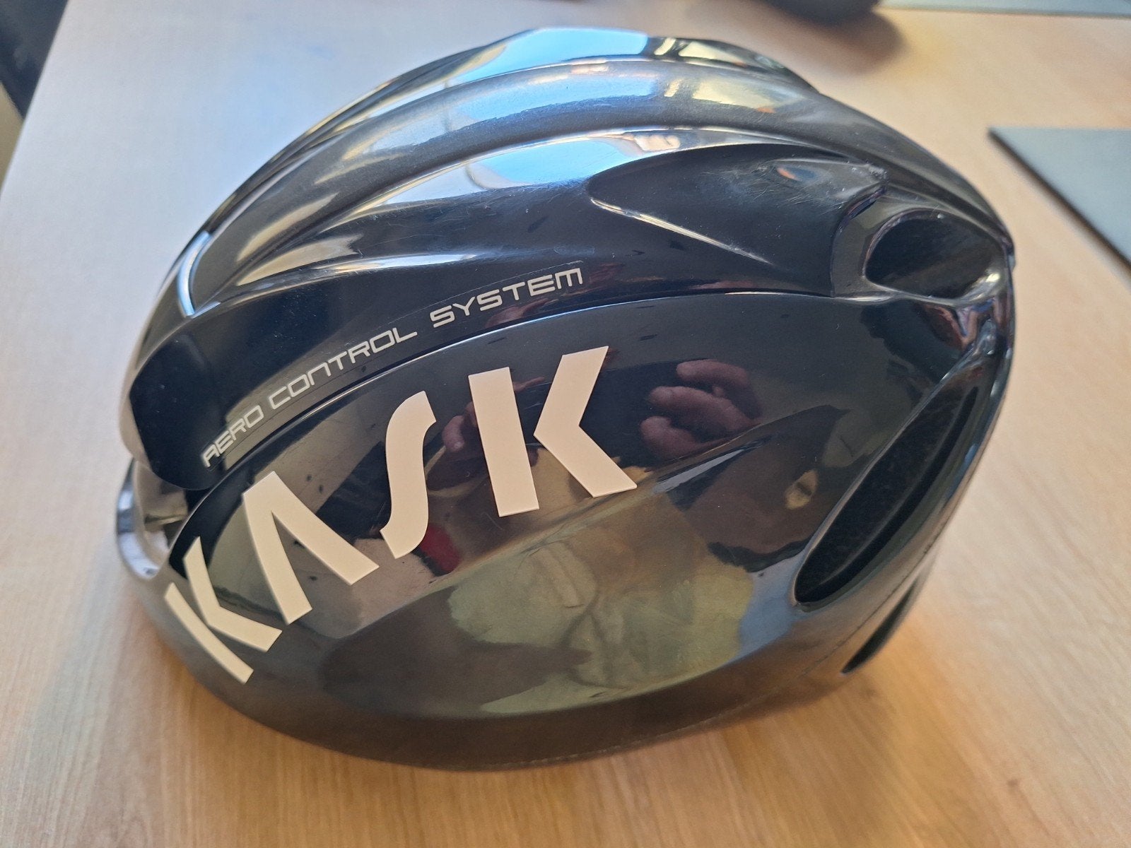 Fietshelm Kask, Ophalen of Verzenden, Zo goed als nieuw, Helm