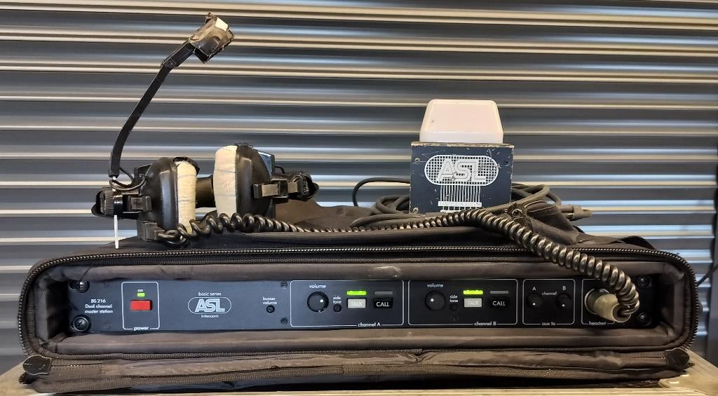 ASL intercom set, Gebruikt, Wim@wijmakengeluid.be, Wij Maken Geluid, Bissegemsestraat 118, 8501 Bissegem
