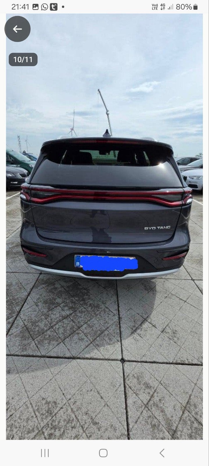BYD Tang flagship  - full option - 10.500km, Autos, Achat, Noir, 5 portes, Particulier