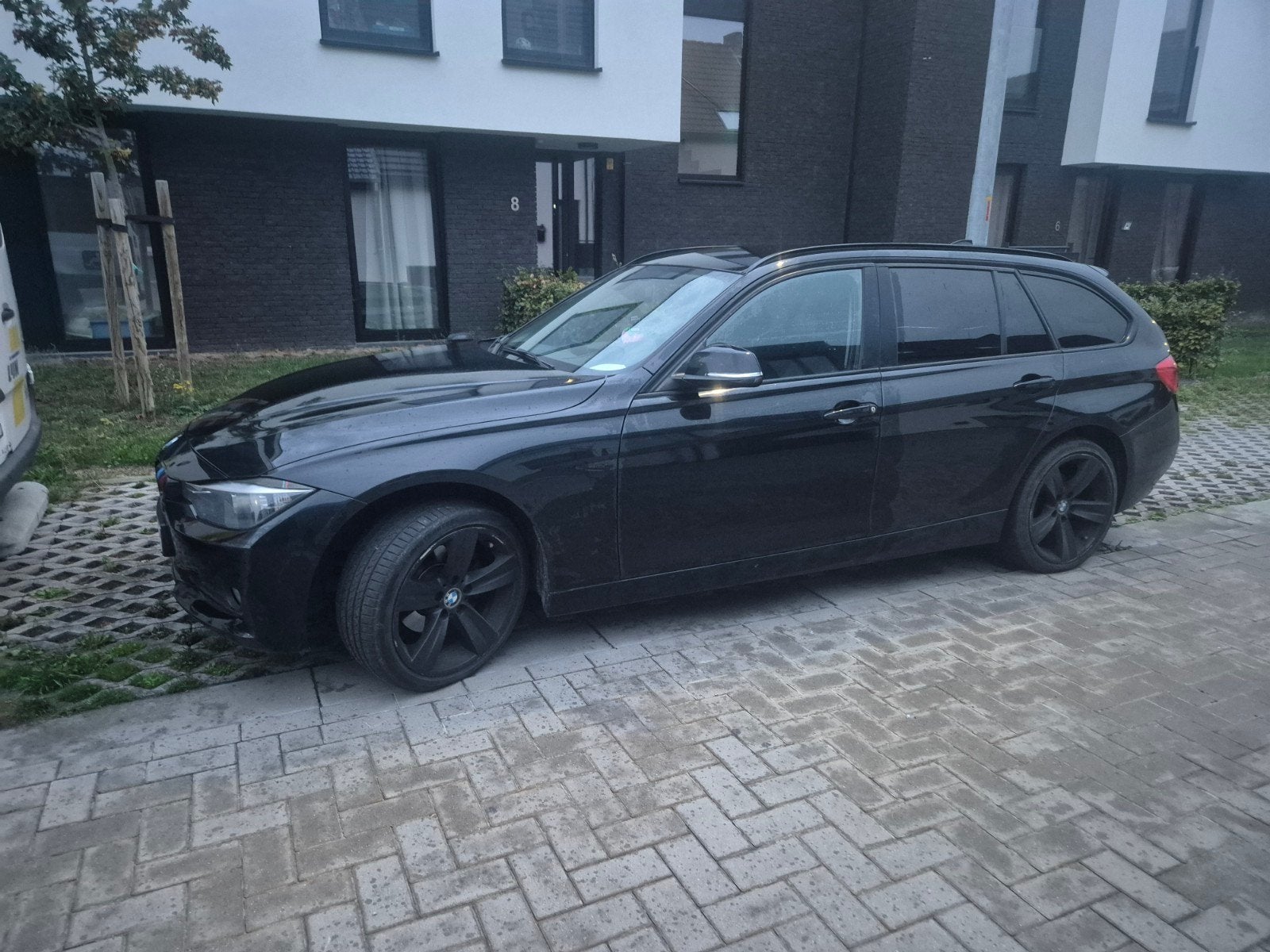 bmw touring 316d, Auto's, Achterwielaandrijving, Zwart, Leder, 5 deurs