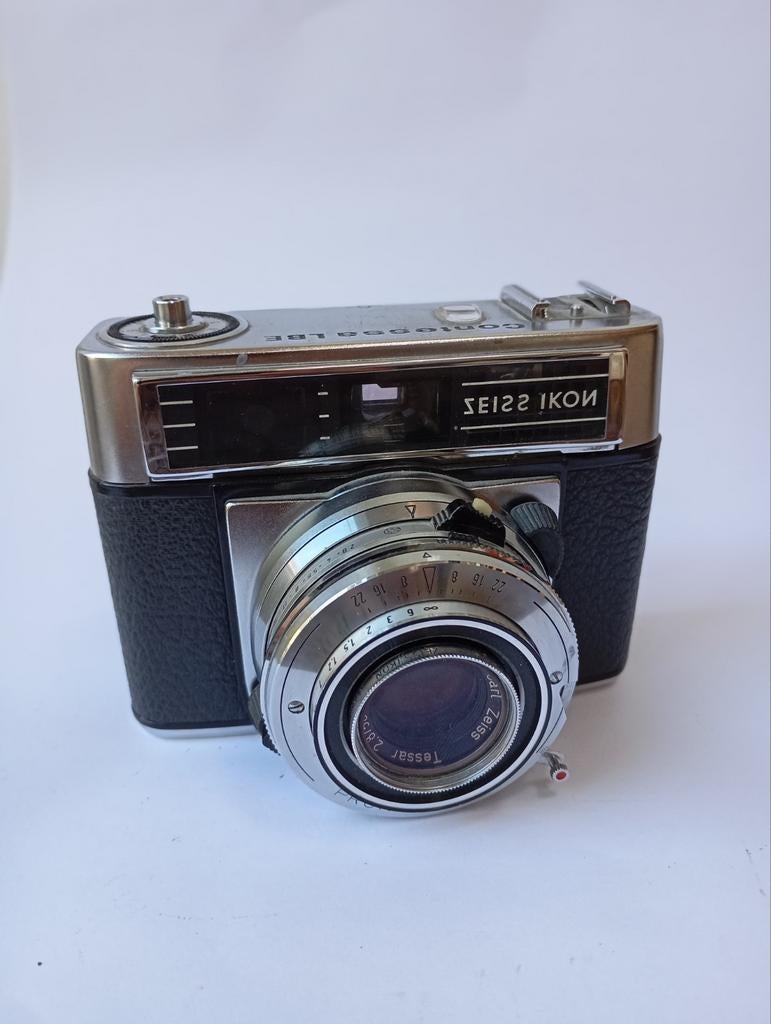 Zeiss Ikon Contessa LBE – Vintage 35mm Camera with Tessar, Ophalen of Verzenden, Compact