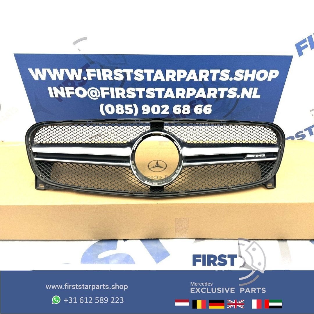 W156 GLA45 AMG GRIL ORIGINEEL Mercedes GLA 45 GRILLE 2013-20, Gebruikt, -, Ophalen of Verzenden, -