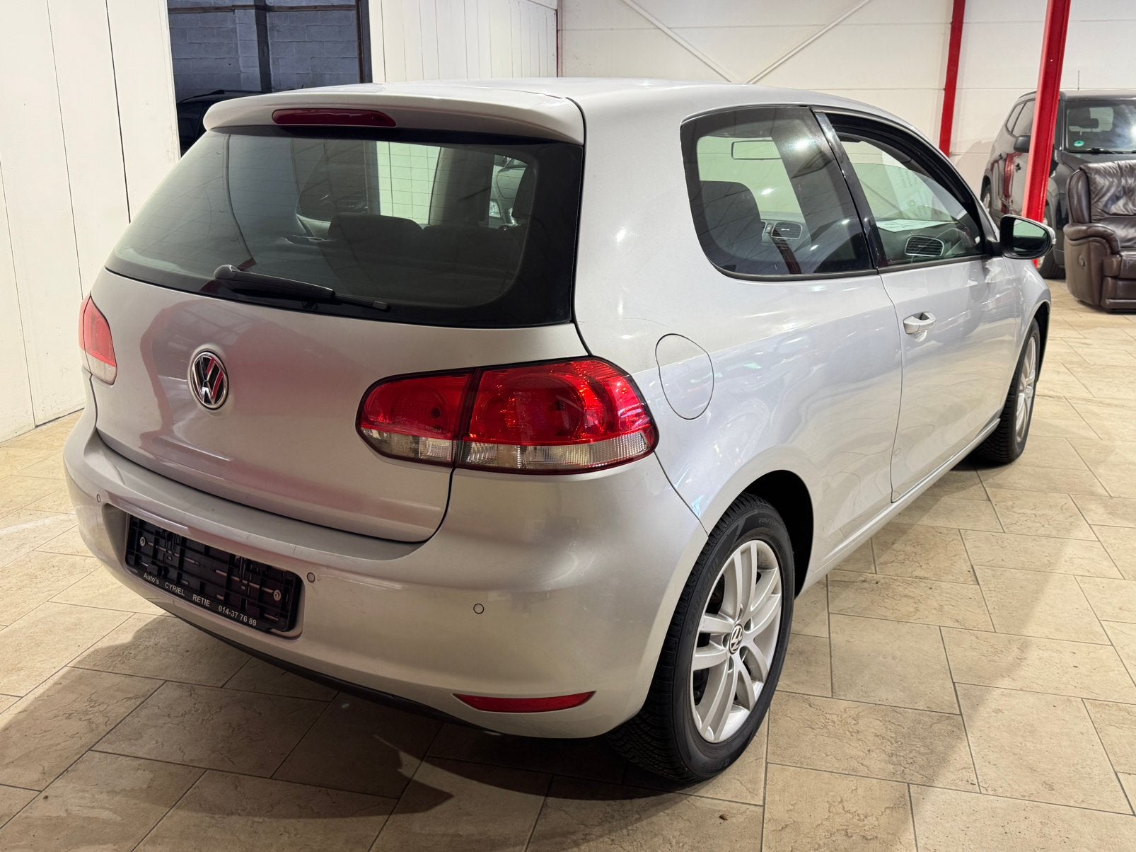 Vw Golf 6 Benzine 1.4 Met 145.000Km Gekeurd vv 1jaargarantie, Auto's, Elektrische ramen, Handgeschakeld, Zilver of Grijs, Euro 5